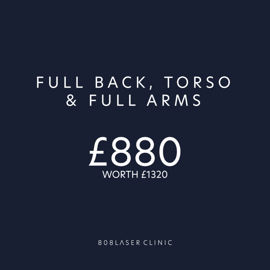 Full back, Torso and Full arms
